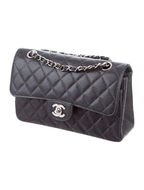 chanel classic caviar handbag|Classic Handbags .